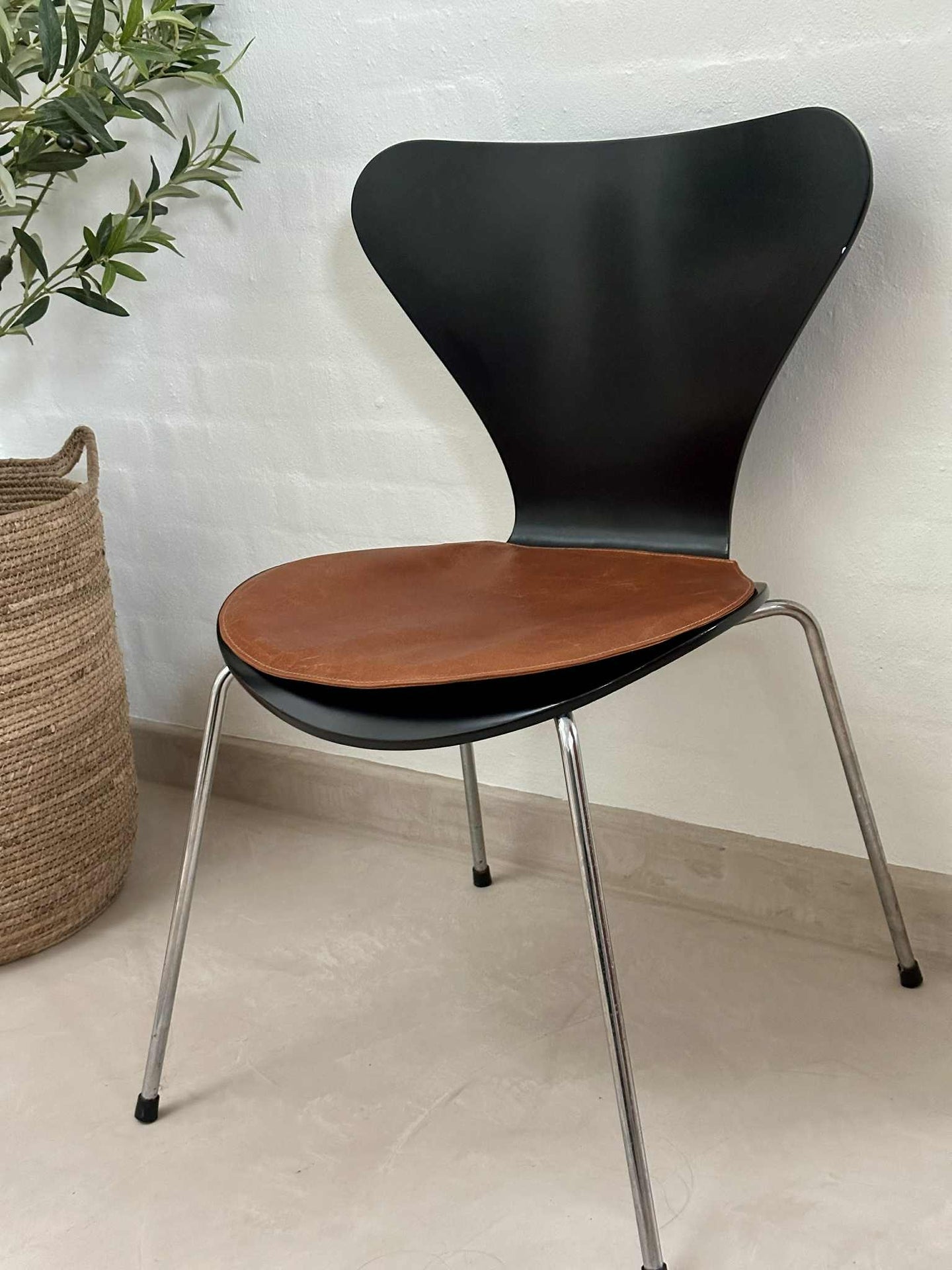 Lederkissen Cognac - Modell 7