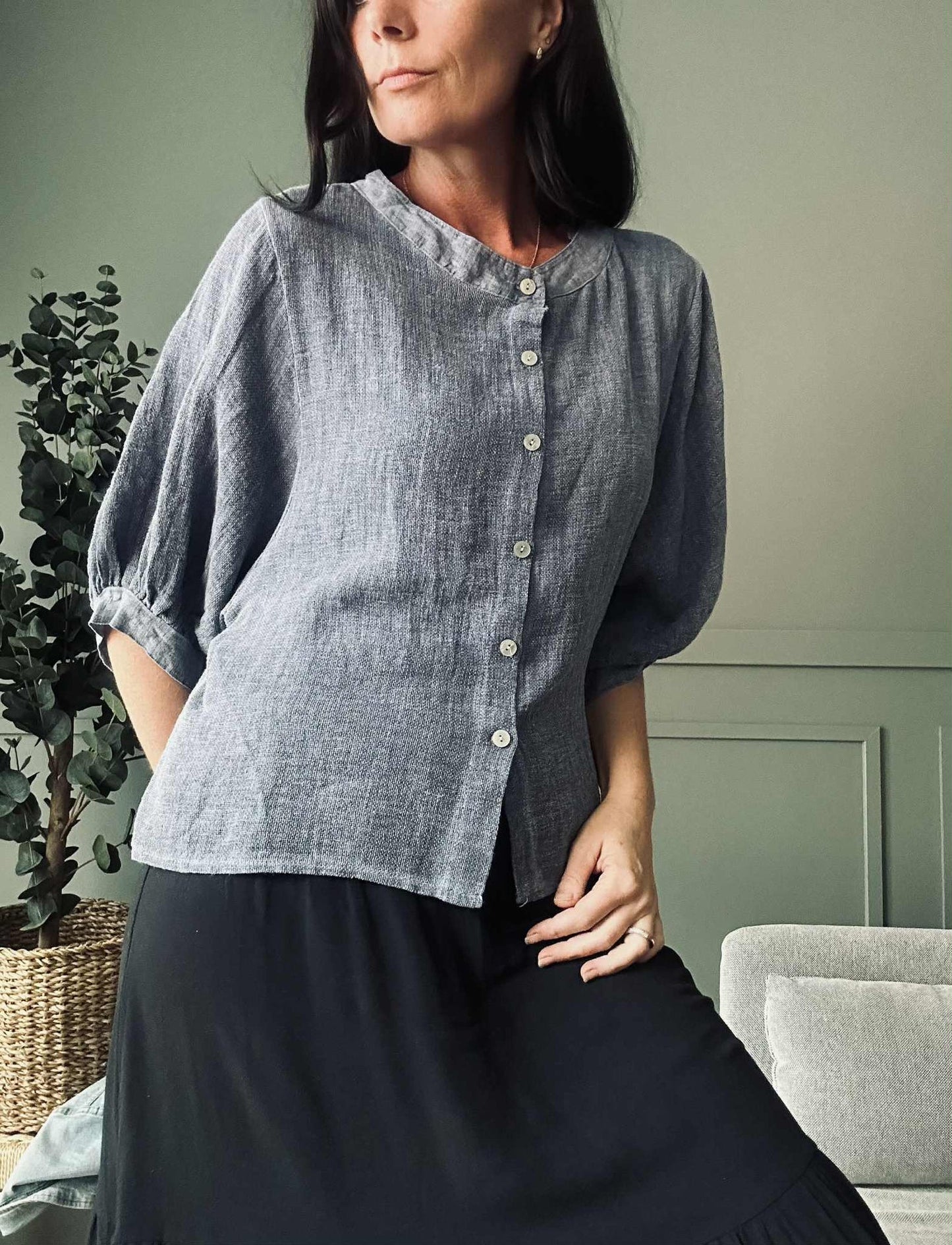 Hemd Nelly - Navy