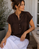 Bluse Rebekka - Brown