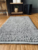 Badematte Grau DOTS 60x120cm
