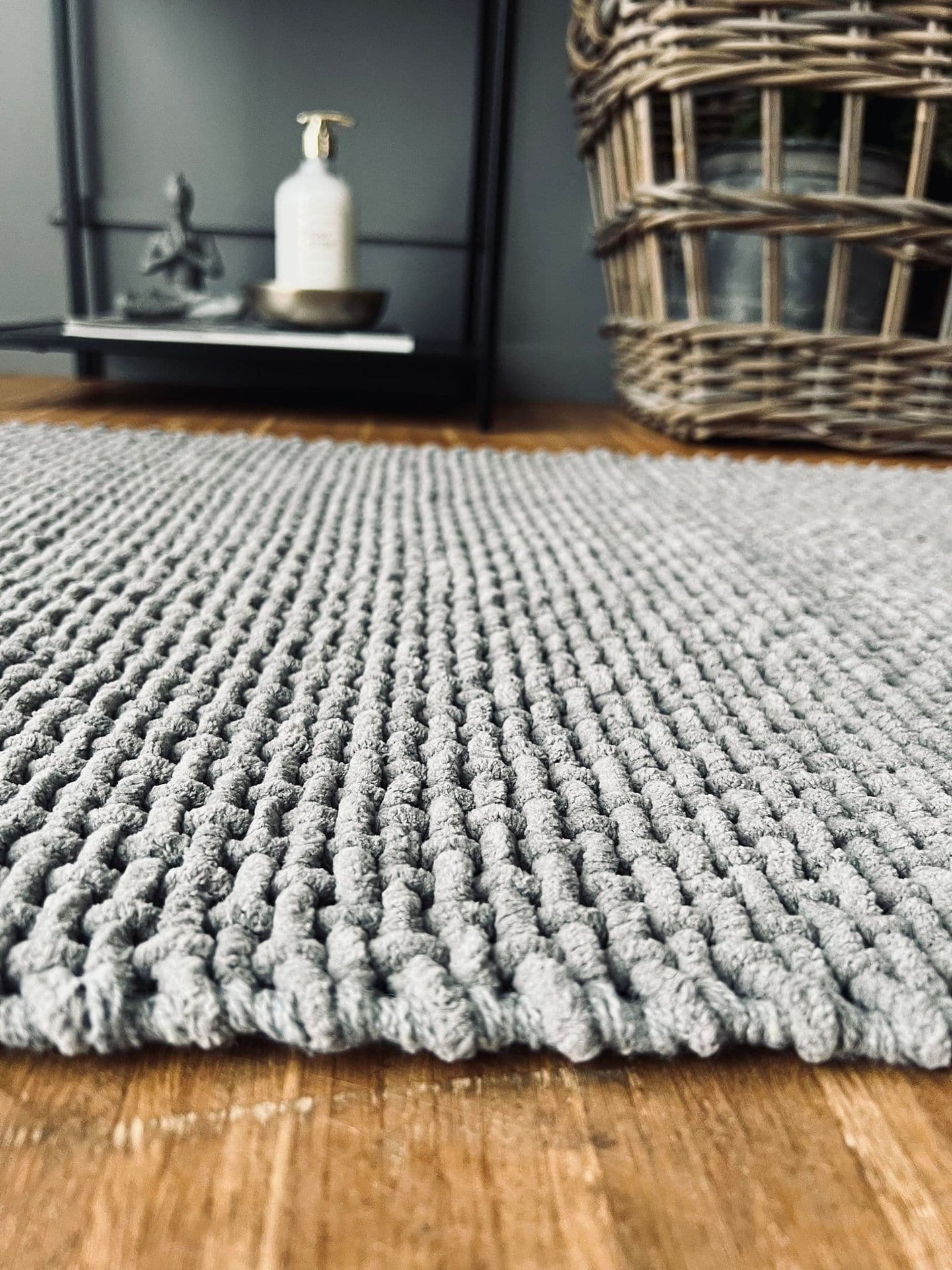 Bademåtte XL Grå 60x120cm - VIAMAJA.DK