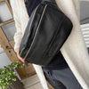 Gürteltasche PERSY mit Doppelreißverschluss - Schwarz XL