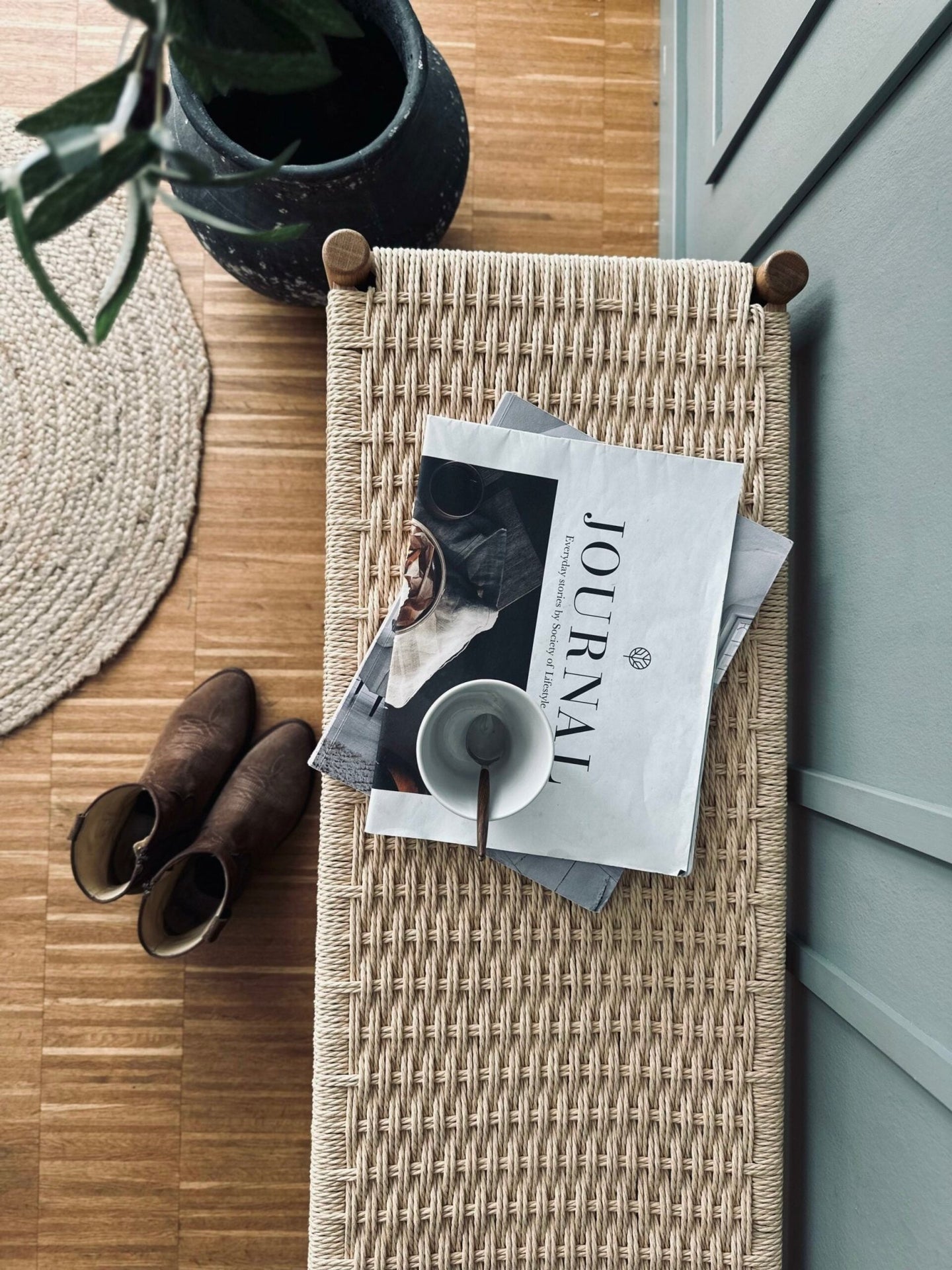 Bænk Eg natur - 90 cm - VIAMAJA.DK