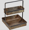 Tablettaufsatz aus alten Backformen