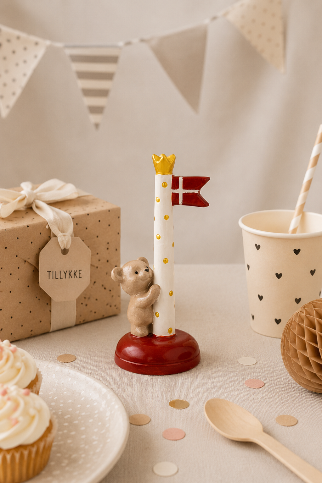 Fahne Keramik – Bamse 14 cm