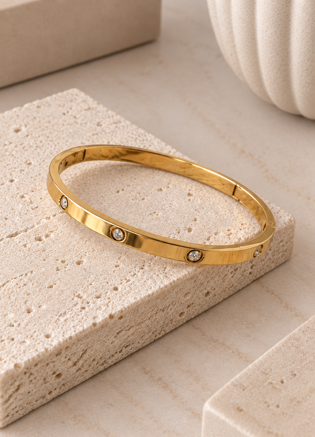 Armreif Mindy 18K vergoldet