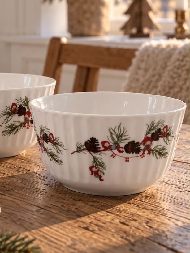 Schale JUL - Set mit 2 Stück.