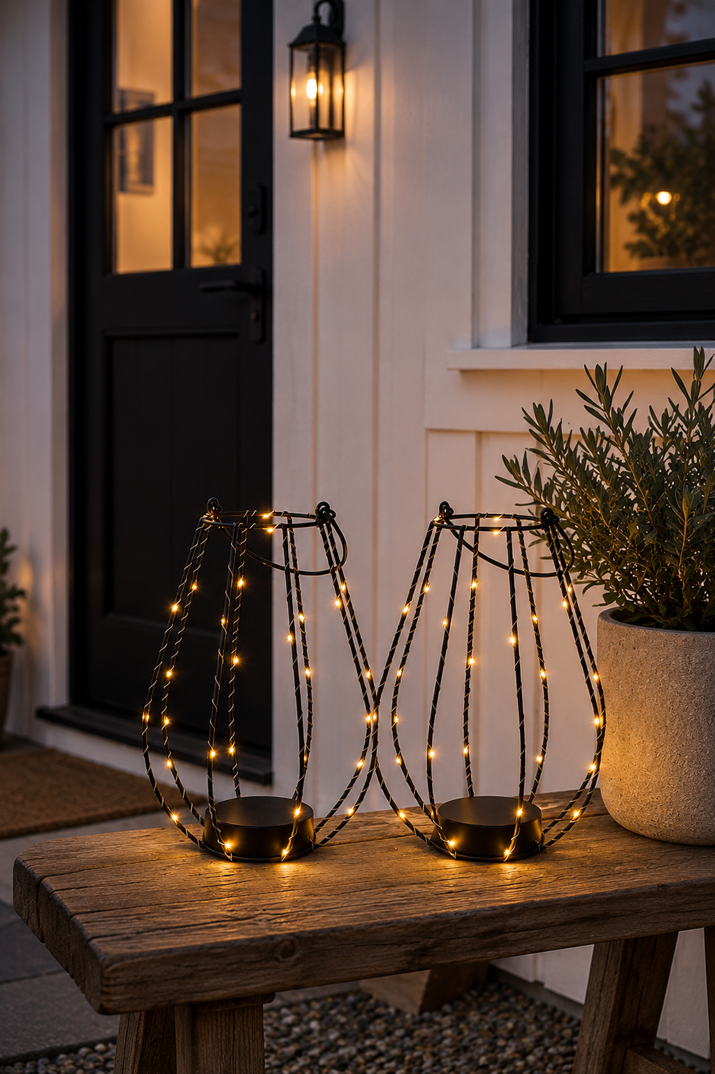 Laterne HOLLY - Set mit 2 Stk.