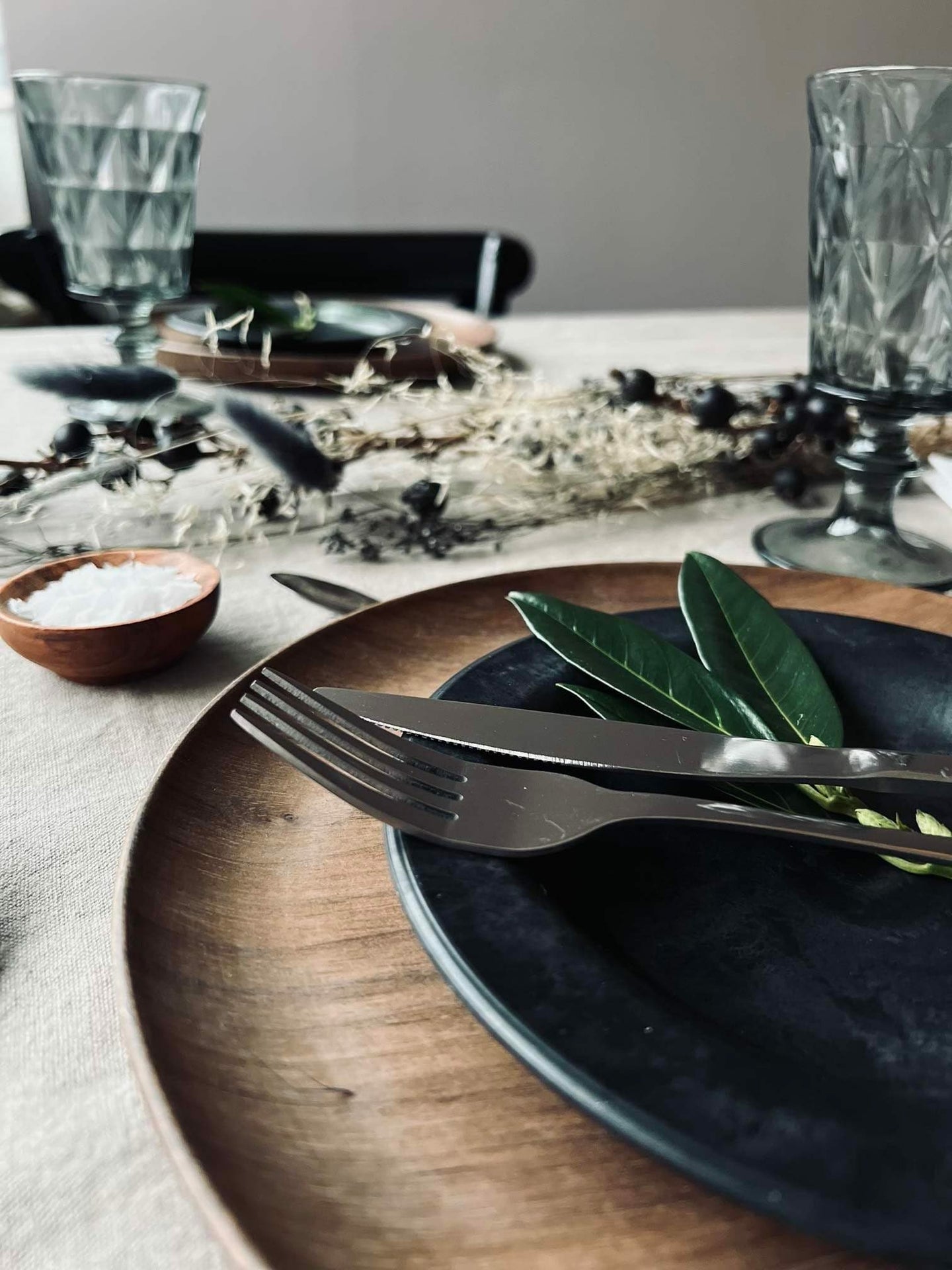 Bestik til 4 personer - Mat sølv Mist - VIAMAJA.DK