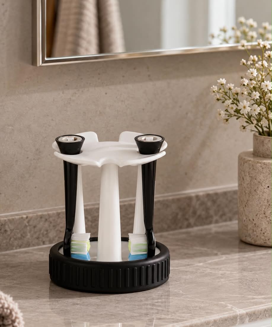 Zahnbürstenhalter Daily Soft – Weißes Porzellan