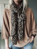 Bluse - Camel mit Gold-Effekt