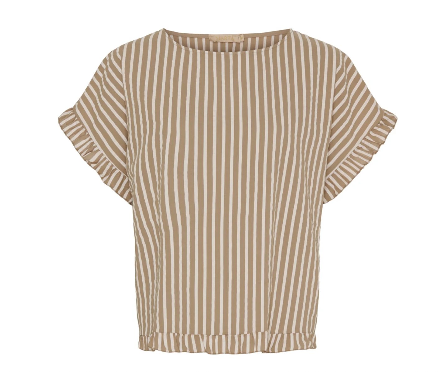 Bluse Camello strib - VIAMAJA.DK