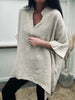 Leinenbluse – Oversize