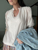 Bluse aus leichtem Baumwollstoff – Soft rose