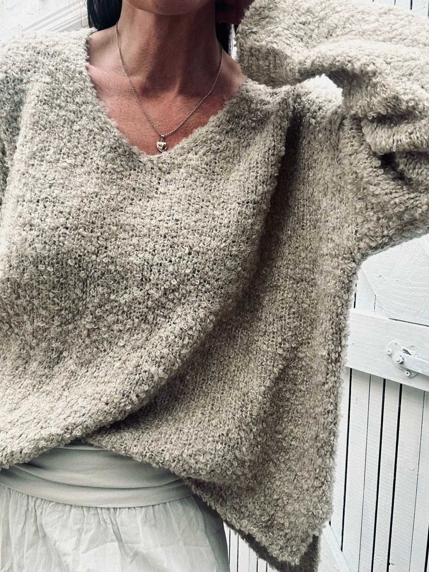 Bluse Naomi beige - VIAMAJA.DK