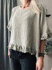 Bluse Olivia Leinenmix Khaki