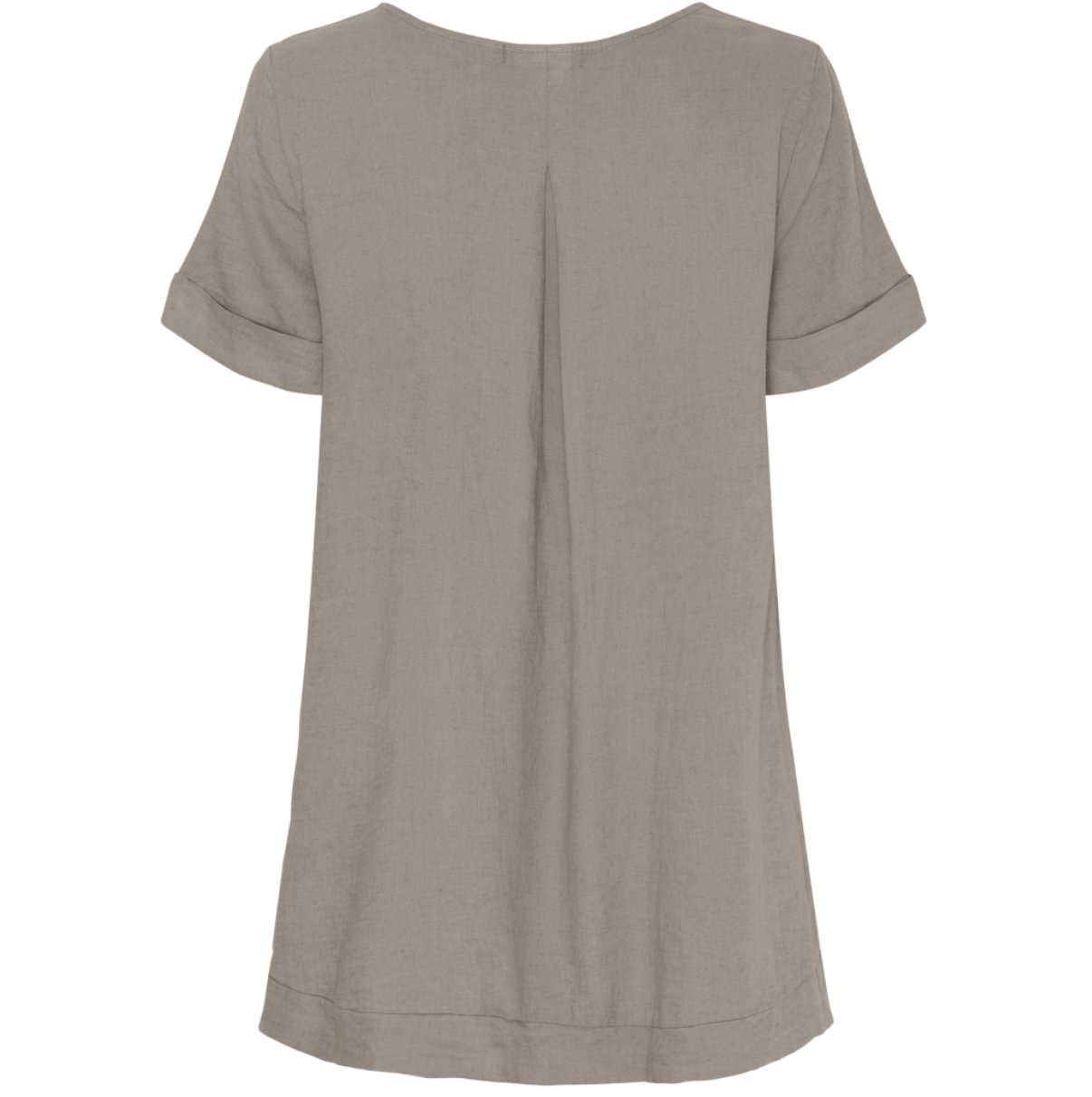 Bluse oversize hør – Fango / beige - VIAMAJA.DK