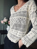 Bluse Viga Creme