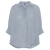 Bluse VIGGA 100% Leinen - Jeansblau