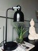 Tischlampe 42 cm - Schwarzes Metall