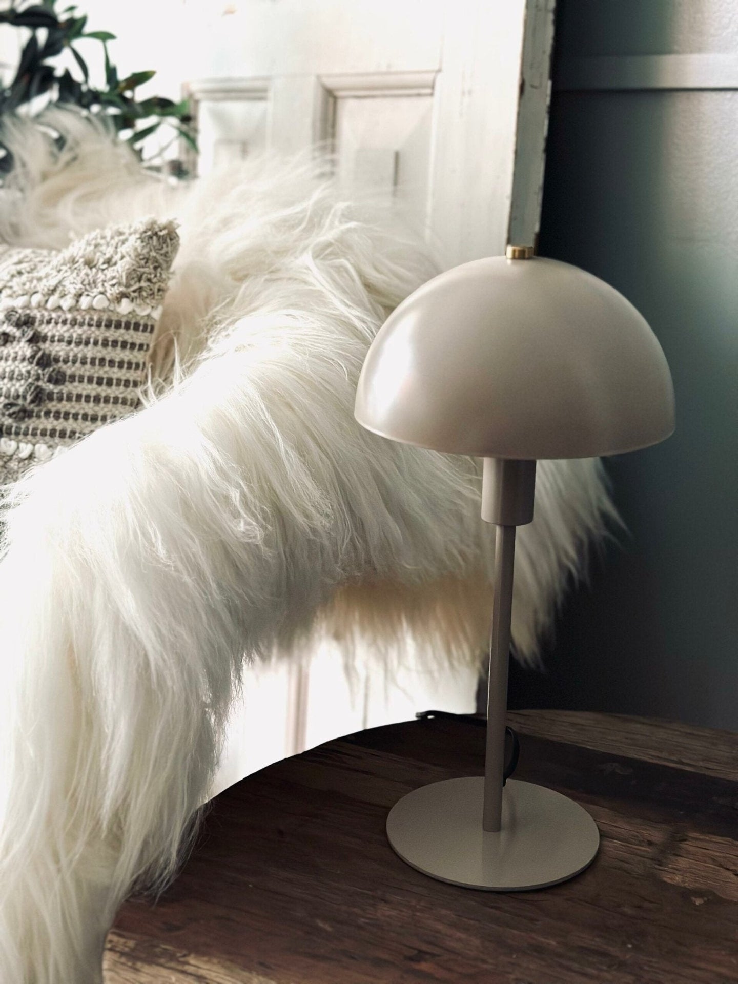 Bordlampe – Beige - VIAMAJA.DK