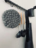 Untersetzer DOTS - Graue Wolle