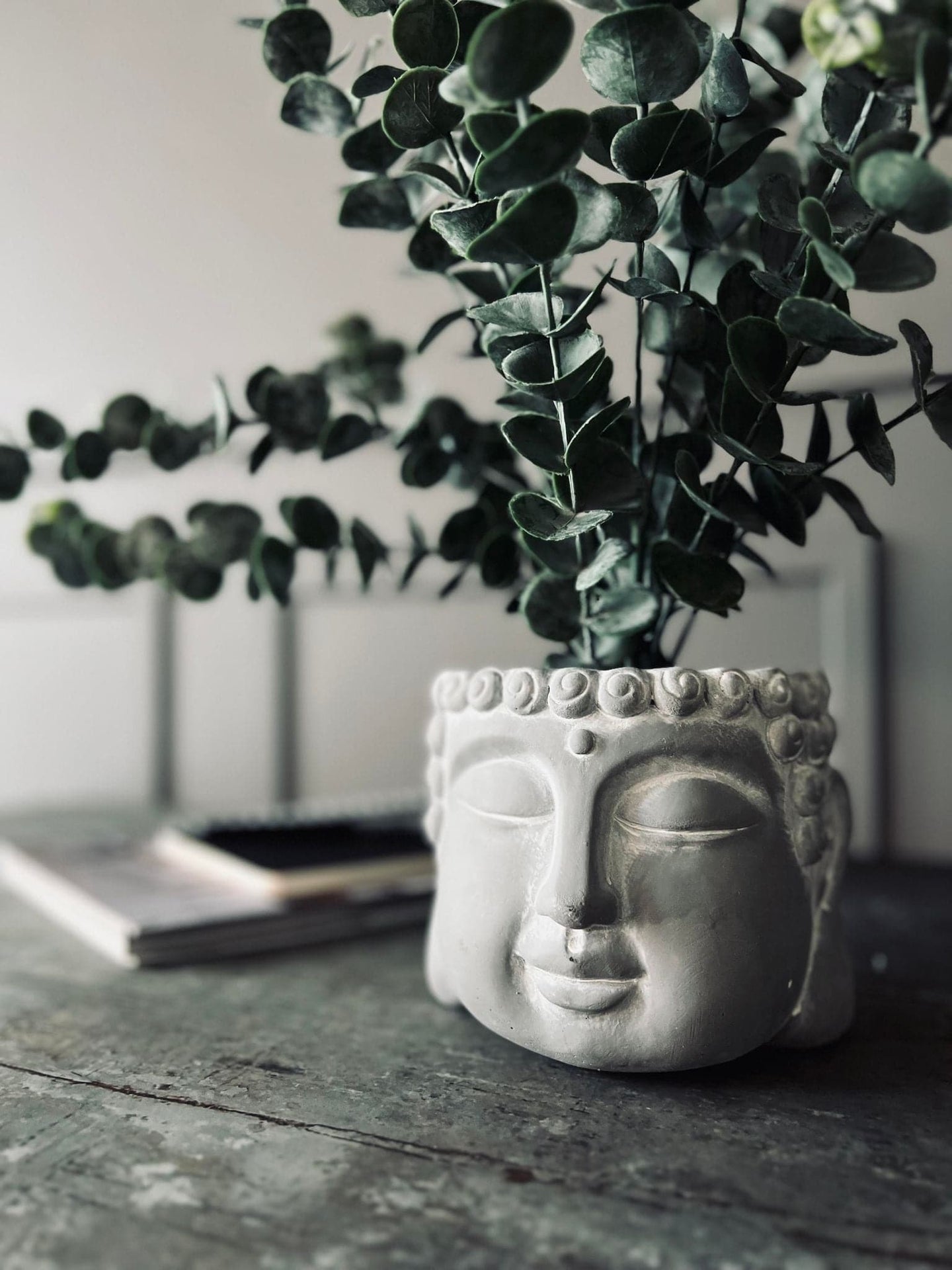 Buddha potte - Lys stone - VIAMAJA.DK