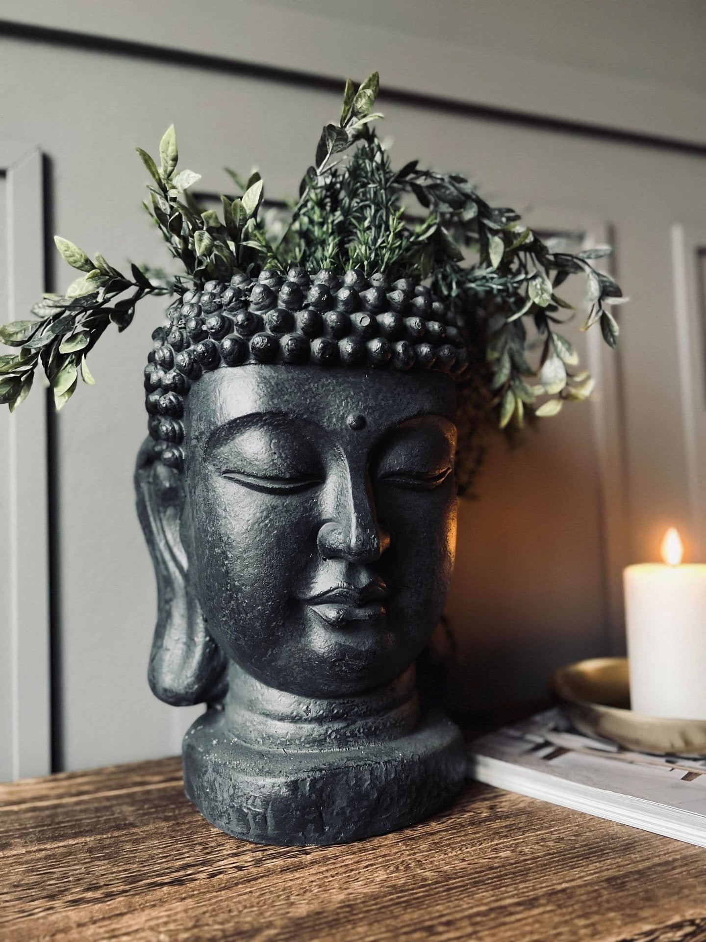 Buddha - Stor potte til blomster - VIAMAJA.DK