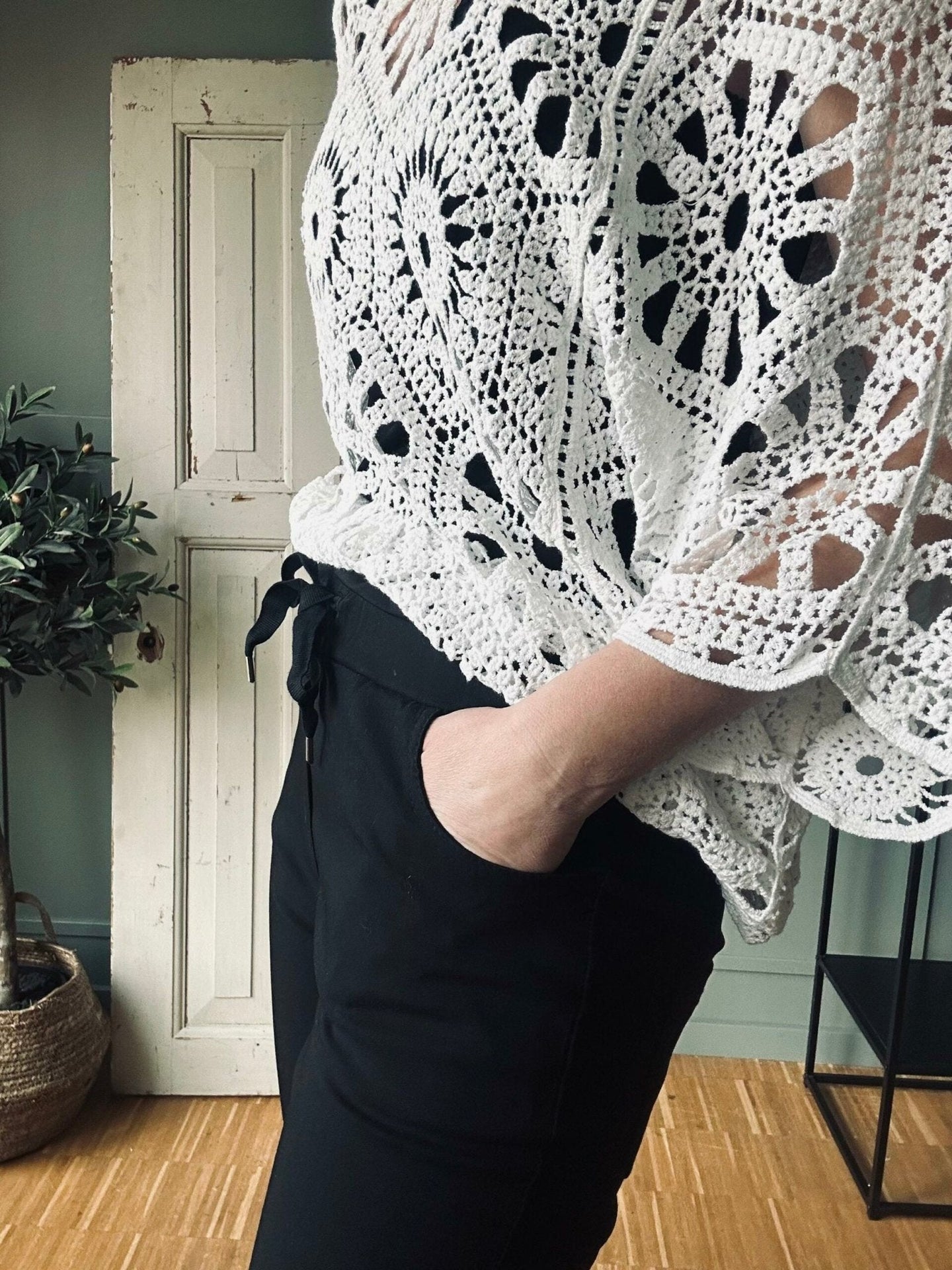 Bukser med stretch – Black - VIAMAJA.DK