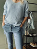 Hose mit Stretch – Blue