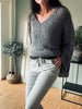Hose mit Stretch – Grau