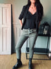 Hose mit Stretch – Khaki
