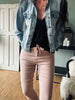 Hose mit Stretch – Old Rose