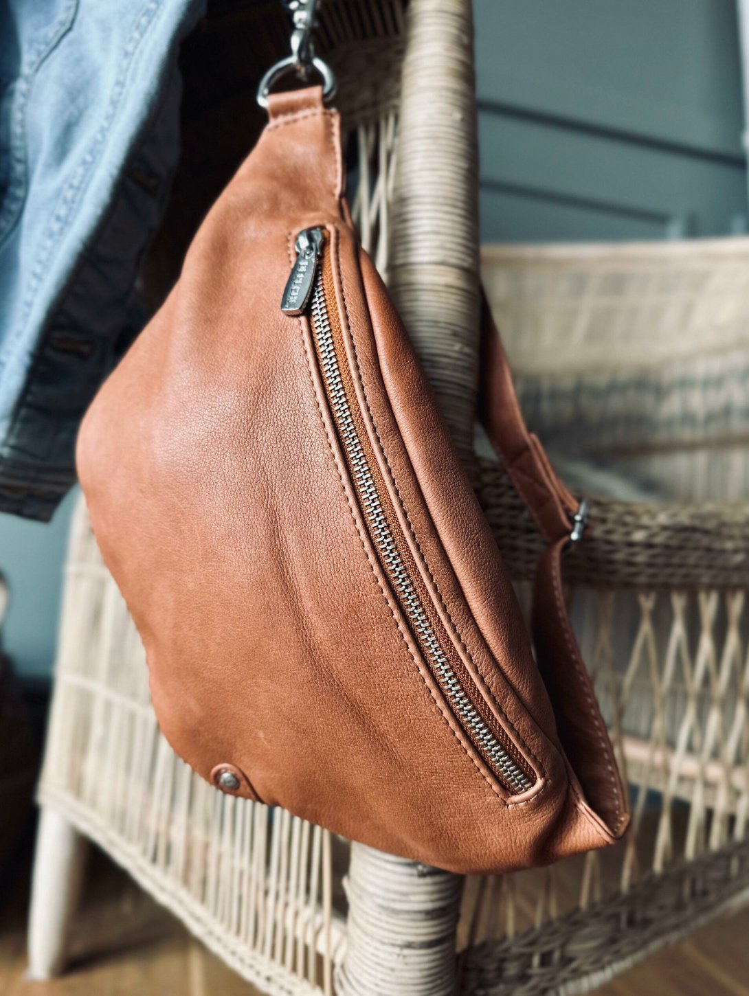 Bumbag Aura Cognac - VIAMAJA.DK