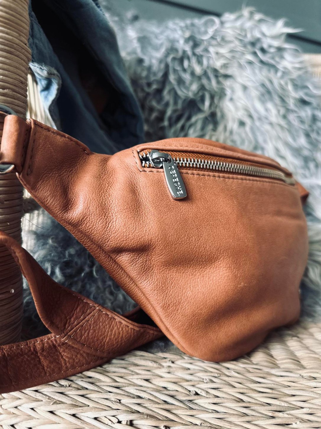 Bumbag Aura Cognac - VIAMAJA.DK