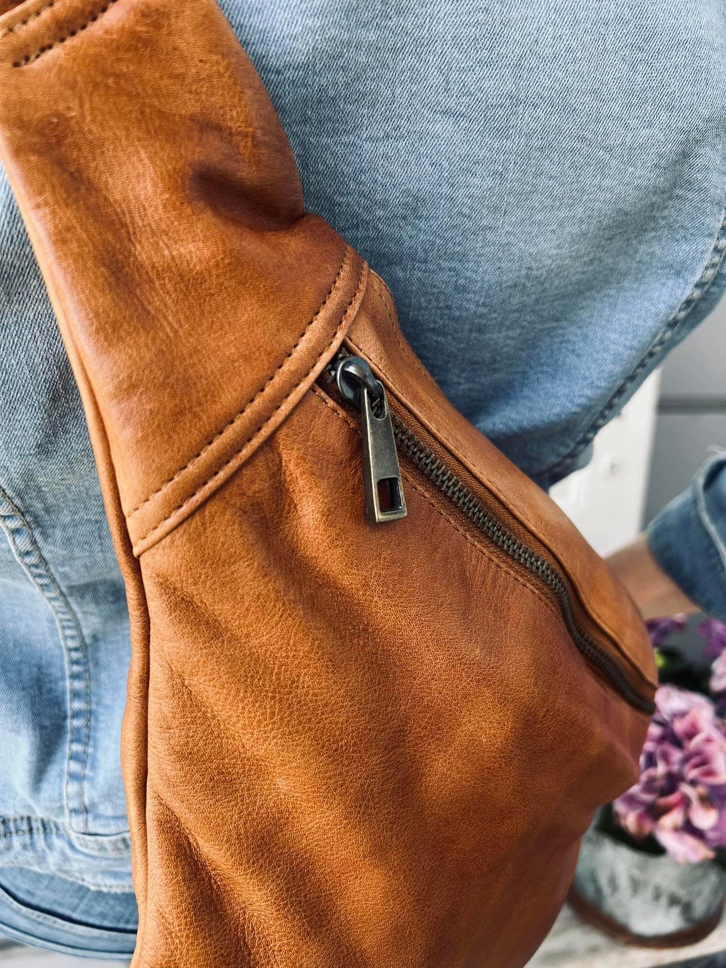 Bumbag - BIG URBAN Cognac - VIAMAJA.DK