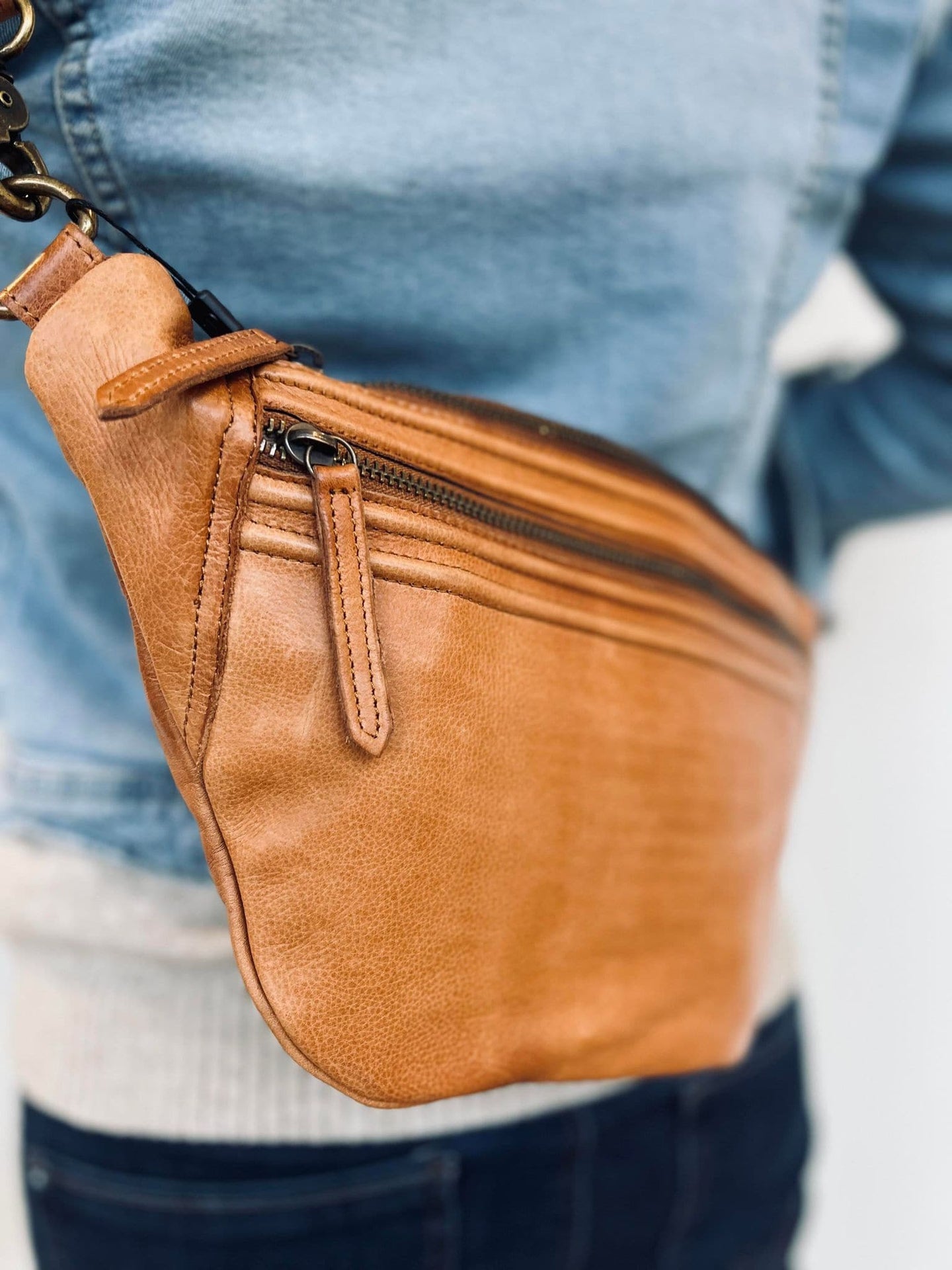 Bumbag Fello Cognac - VIAMAJA.DK