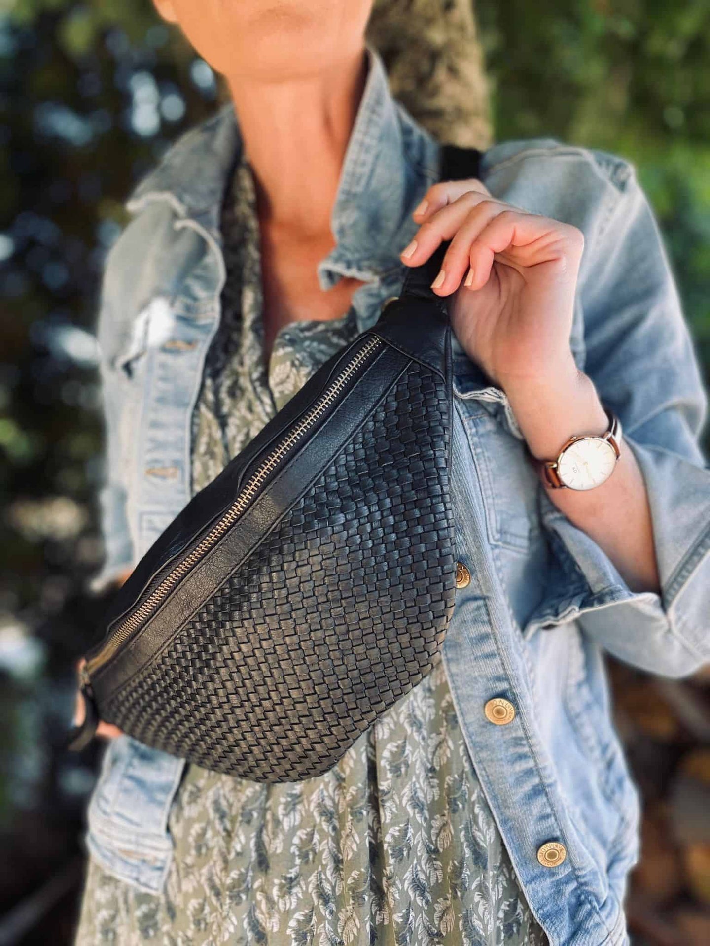 Bumbag HOLLY Flet – Black - VIAMAJA.DK