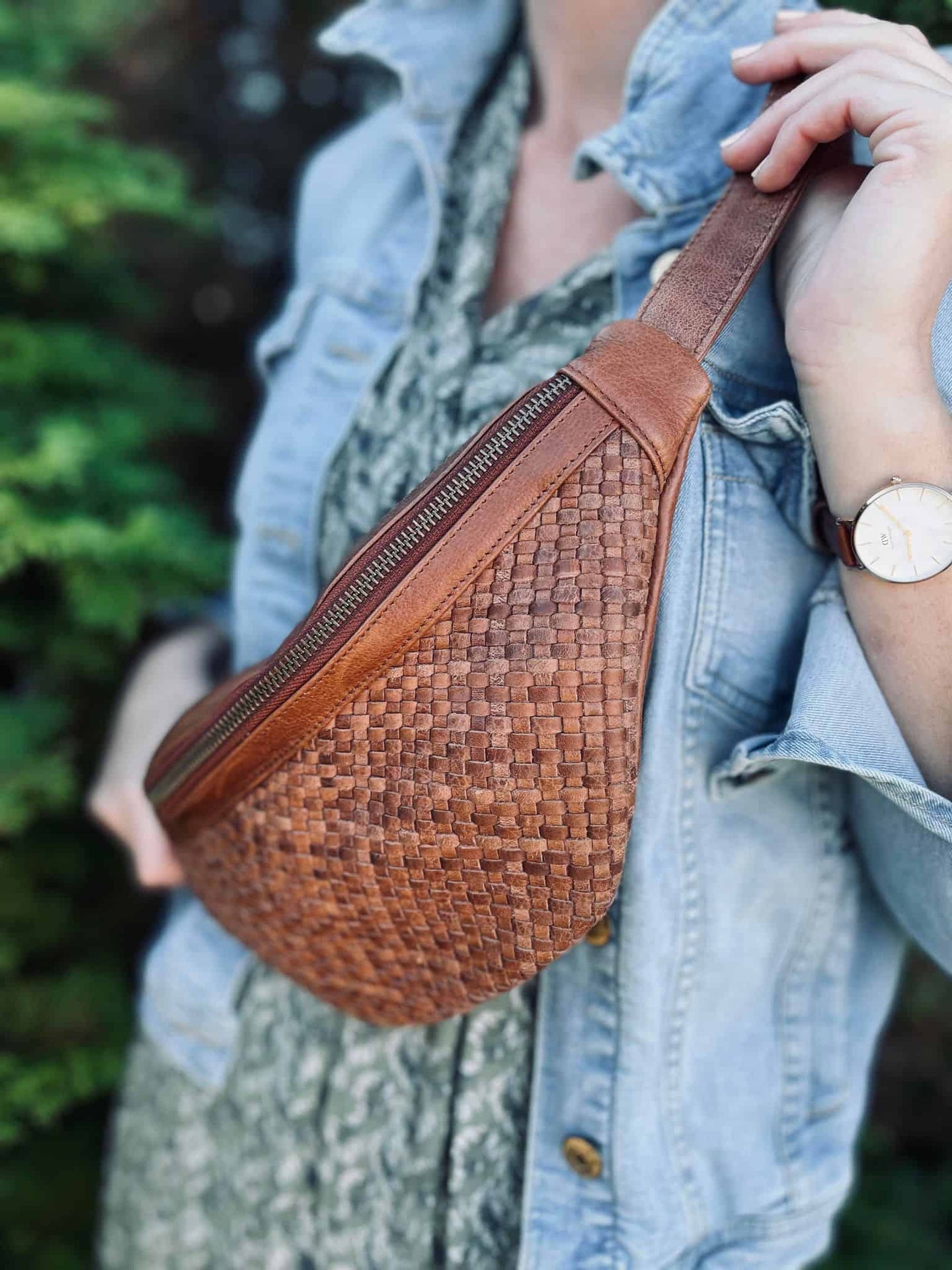 Bumbag HOLLY Flet - Walnut - VIAMAJA.DK