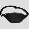 Bauchtasche aus schwarzem Büffelleder - Small
