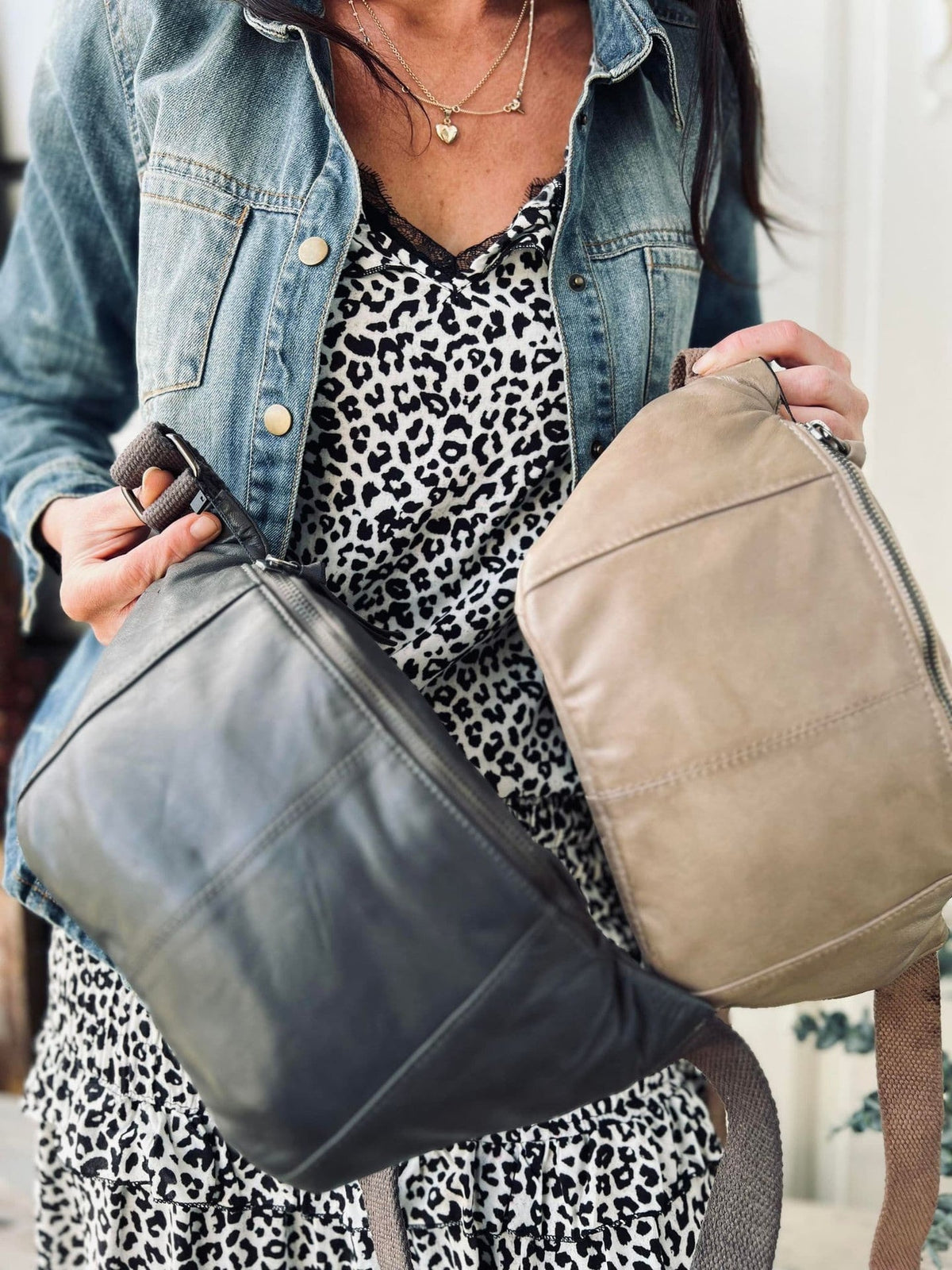 Bumbag JUNE - Dark Beige - VIAMAJA.DK