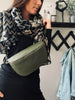 Bumbag Kaki leather