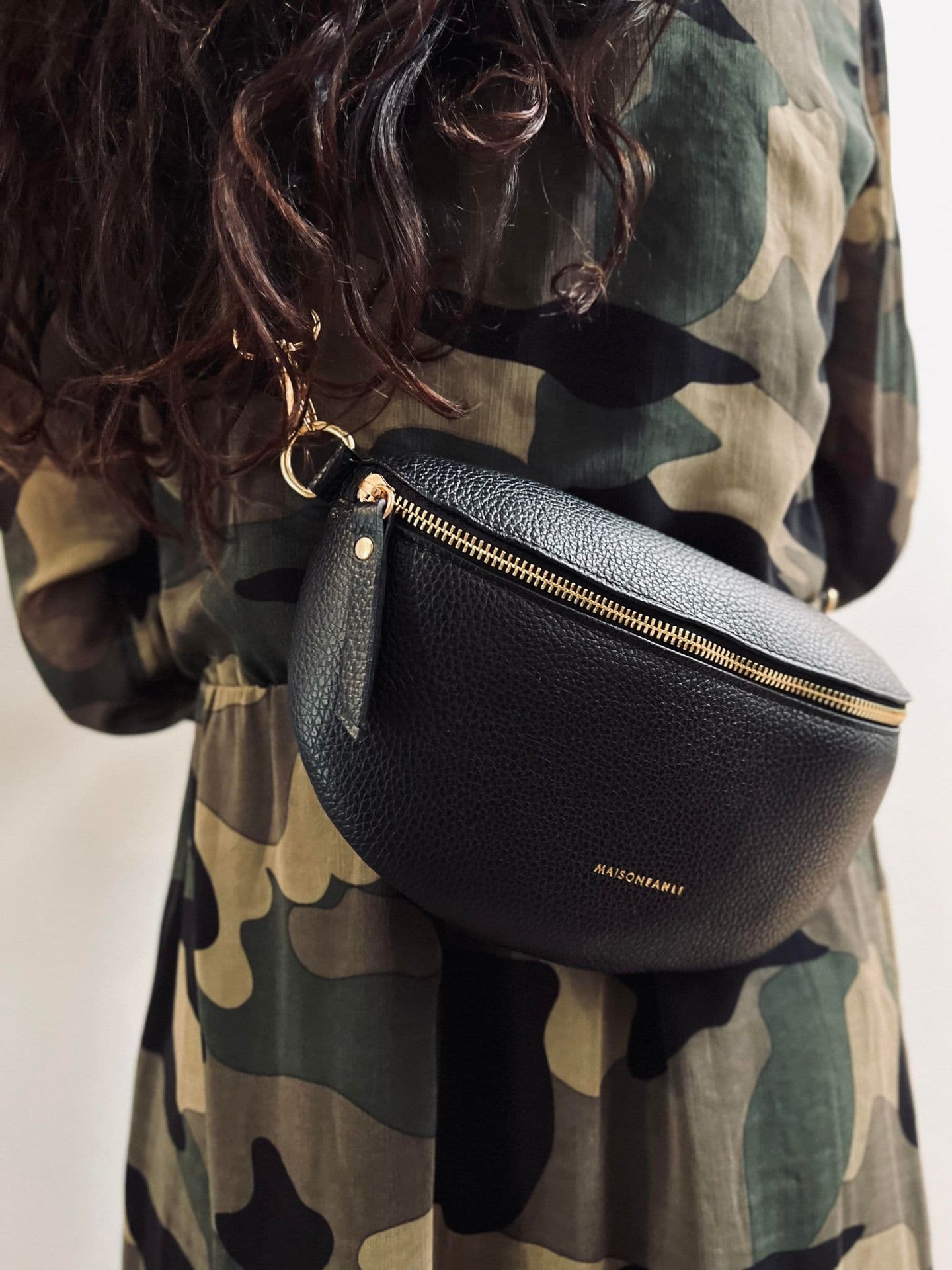 Bumbag Liva - Black / Gold - VIAMAJA.DK