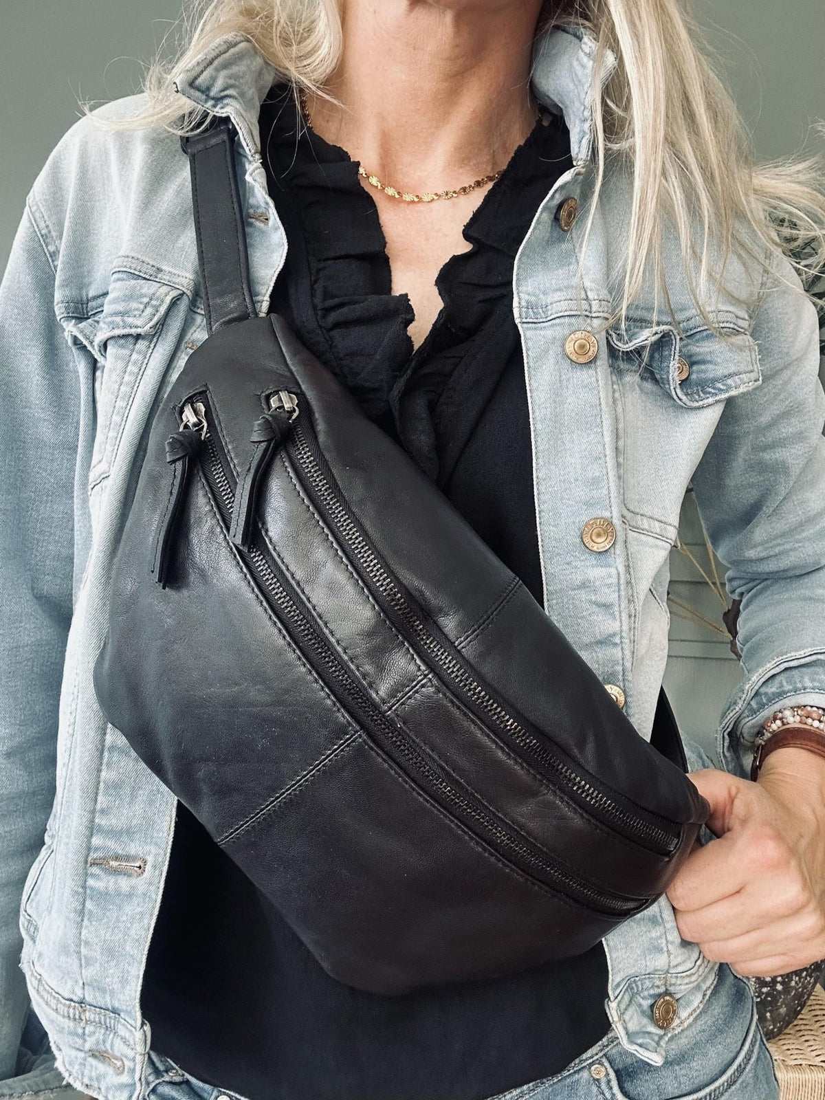 Bumbag LOCK - Black - VIAMAJA.DK