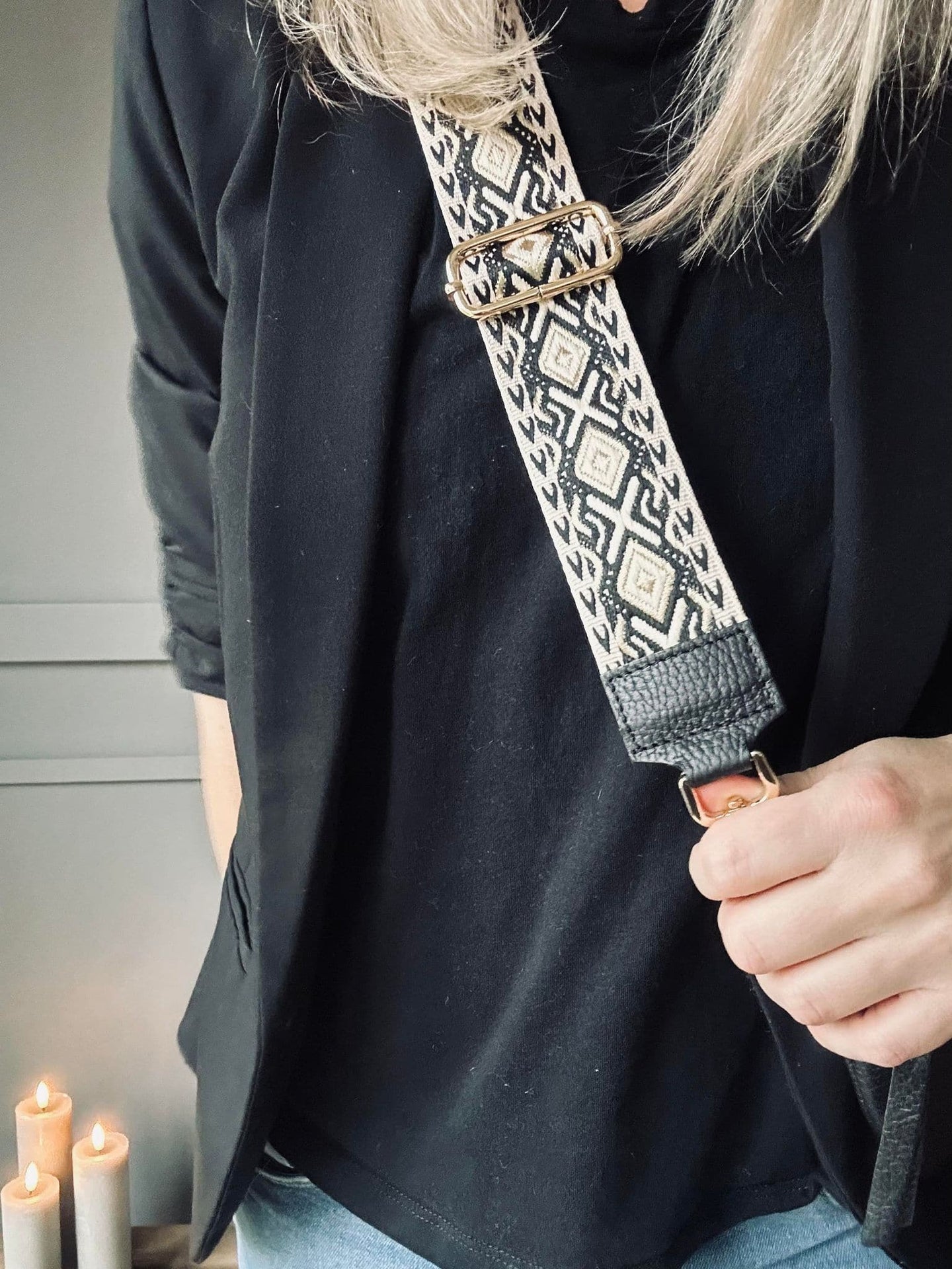 Bumbag med luxrem - Black - VIAMAJA.DK