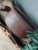Bauchtasche mit Lux-Riemen - Dunkelbraun