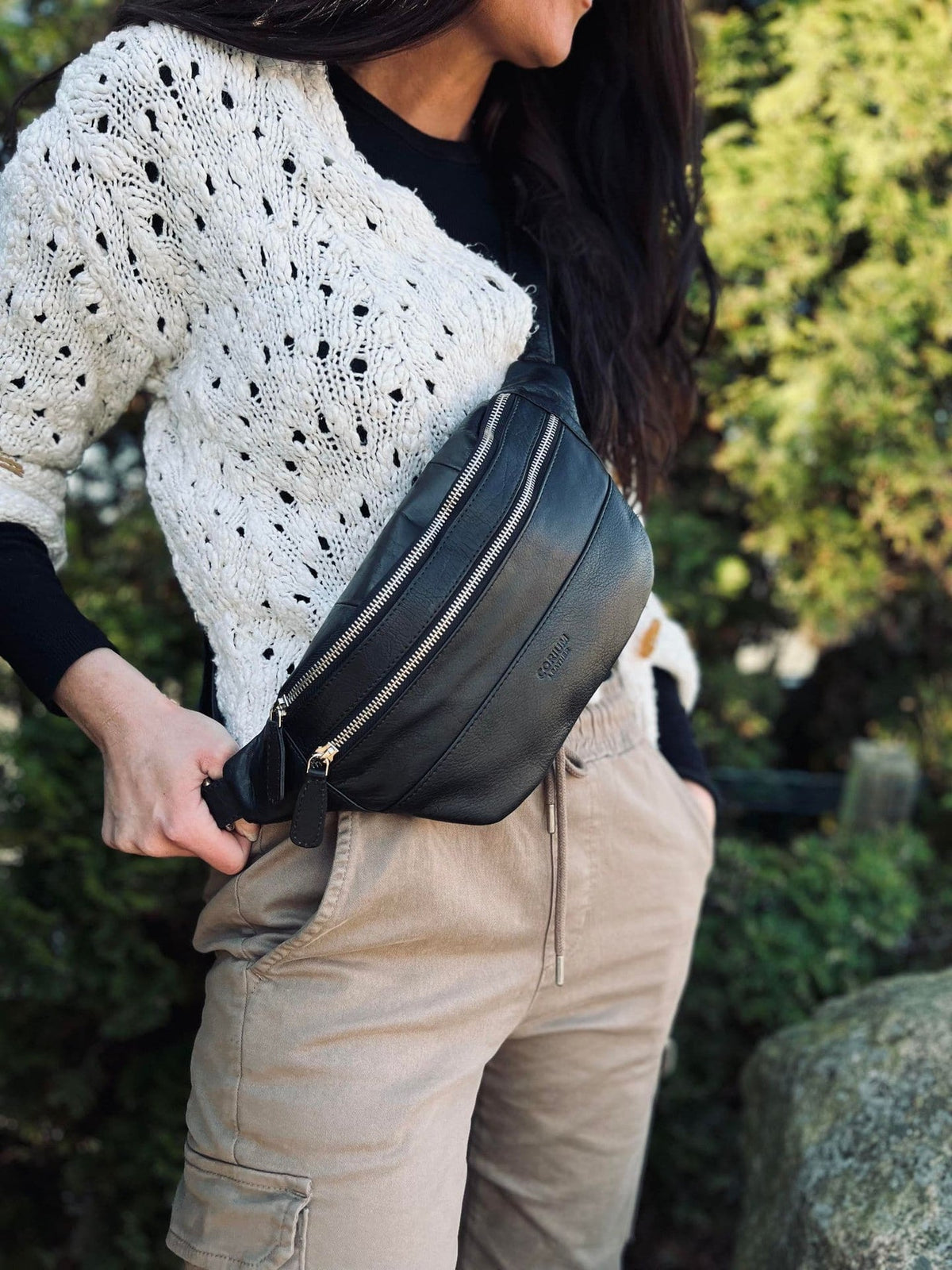 Bumbag Nelly Black - VIAMAJA.DK