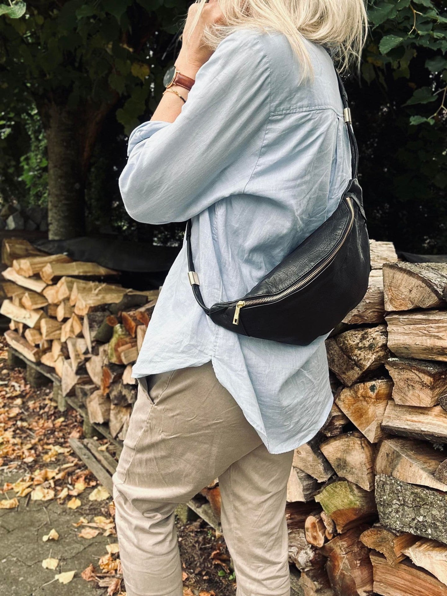 Bumbag Nelly - Blød kalveskind - VIAMAJA.DK