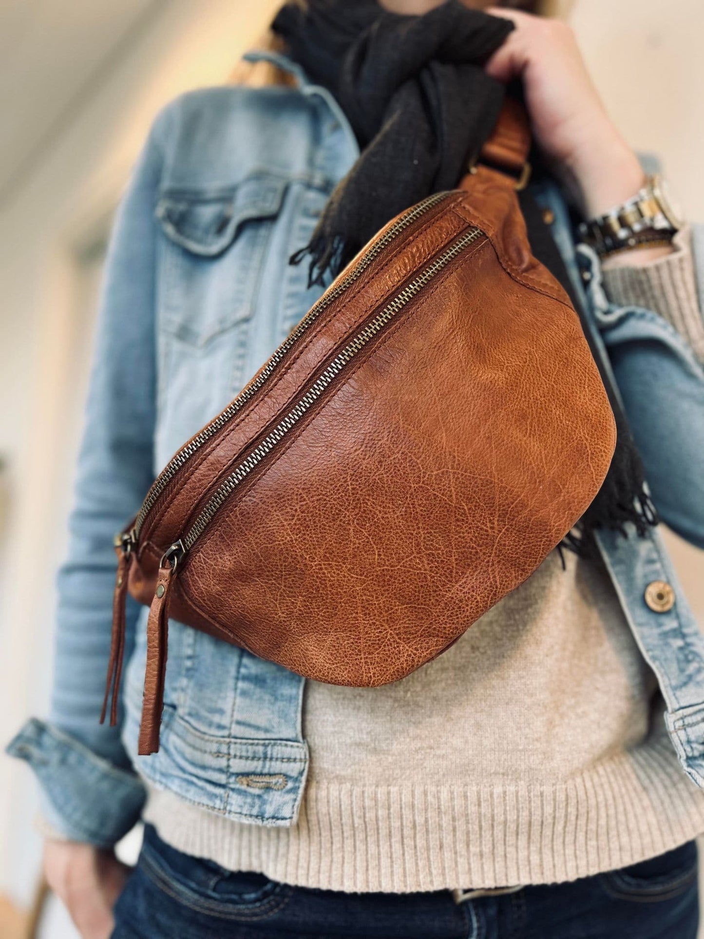 Bumbag No.9 Walnut - VIAMAJA.DK