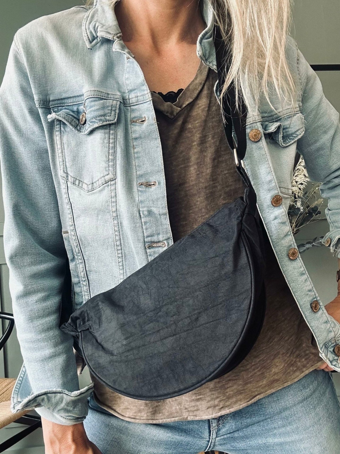 Bumbag nylon – Black - VIAMAJA.DK